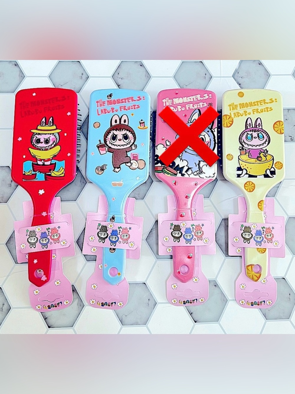 Monster Paddle Hair Brush -Pick 1